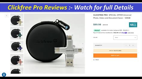 Also saves ALL PHYSCIAL PHOTOGRAPHS with Smart Scan Backup. . Clickfree pro reviews consumer reports